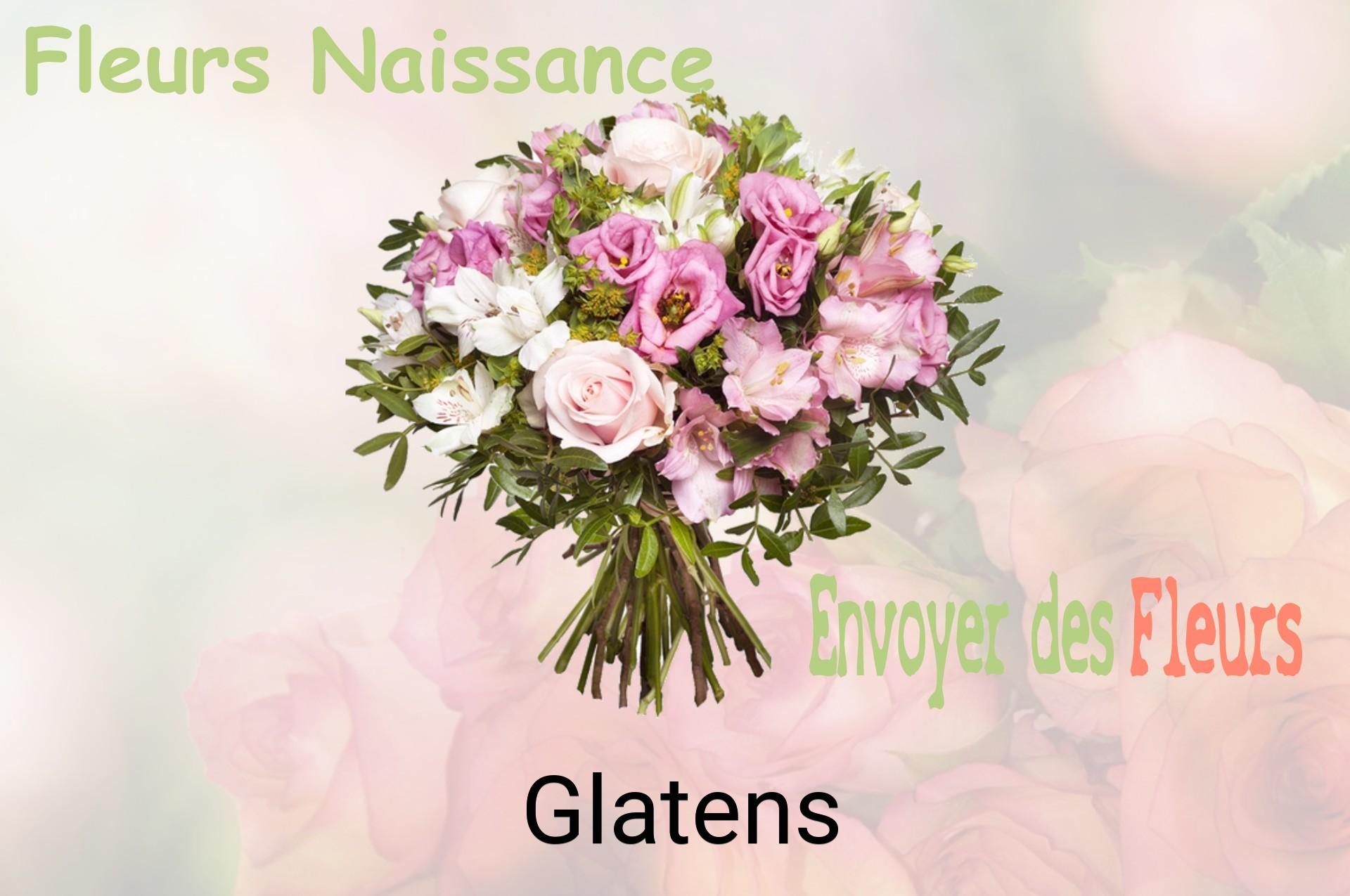 Bouquet de fleurs de naissance livré à Glatens